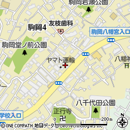 マンマチャオ鶴見駒岡店周辺の地図