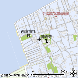 鳥取県境港市外江町3527周辺の地図