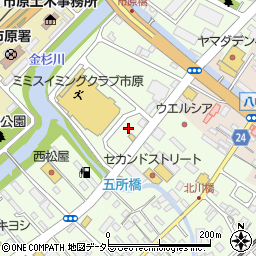 千葉県市原市五所1668周辺の地図