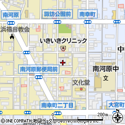 神奈川県川崎市幸区南幸町2丁目周辺の地図