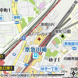 ヨドバシカメラアウトレット京急川崎周辺の地図