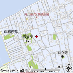 鳥取県境港市外江町2866周辺の地図