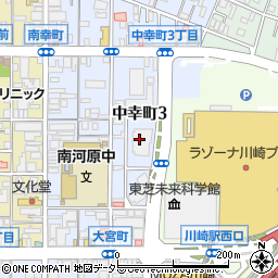 クレッセント川崎タワー周辺の地図
