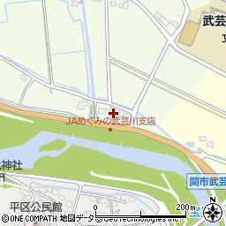 めぐみの農業協同組合武芸川支店周辺の地図