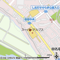 タツミヤ塩田店周辺の地図