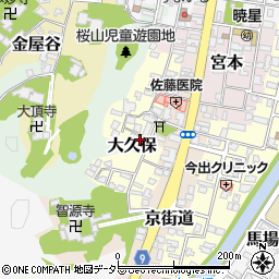 京都府宮津市大久保周辺の地図