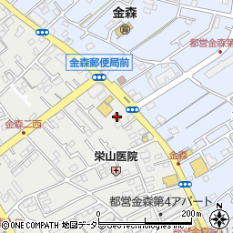 セブンイレブン町田金森店周辺の地図