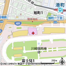 川崎競馬場周辺の地図