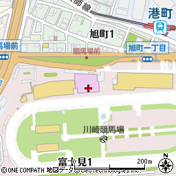 川崎競馬場周辺の地図