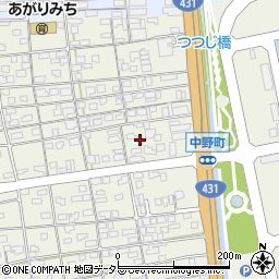 鳥取県境港市中野町61周辺の地図