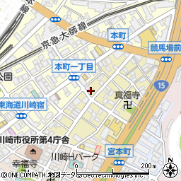 ＰＥＡＣＥＰＡＲＫ堀之内町駐車場周辺の地図