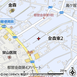 東京都町田市金森東2丁目3周辺の地図