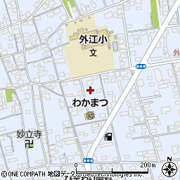 鳥取県境港市外江町2153周辺の地図