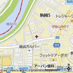 ガーデンハイム駒岡Ｂ周辺の地図