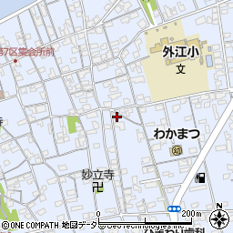 鳥取県境港市外江町2167周辺の地図