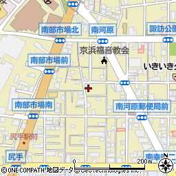 神奈川県川崎市幸区南幸町周辺の地図