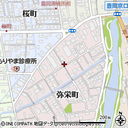 兵庫県豊岡市弥栄町1周辺の地図