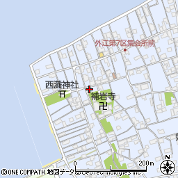 鳥取県境港市外江町2831周辺の地図