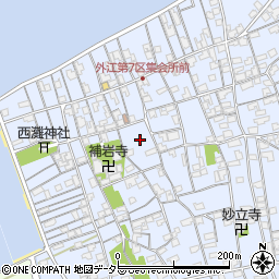 鳥取県境港市外江町2864-4周辺の地図