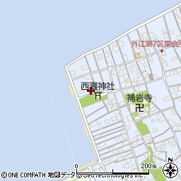 鳥取県境港市外江町3612周辺の地図