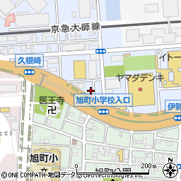 川崎港町周辺の地図