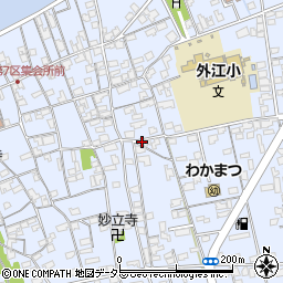 鳥取県境港市外江町2145周辺の地図