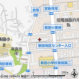 綱島ハイム管理事務所周辺の地図