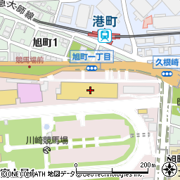 マーケットスクエア川崎イースト駐車場周辺の地図