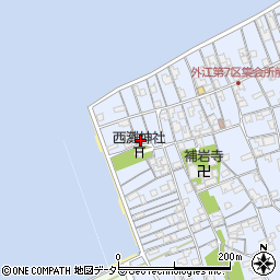 鳥取県境港市外江町3609周辺の地図