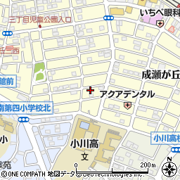 東京都町田市成瀬が丘3丁目10-8周辺の地図