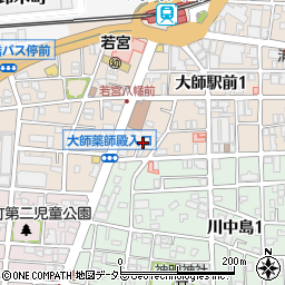 大師青葉珠算学院周辺の地図