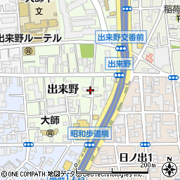 エコロパークエタニティ川崎駐車場周辺の地図