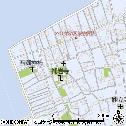 鳥取県境港市外江町2835周辺の地図