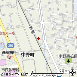 鳥取県境港市中野町5623-2周辺の地図