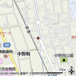 鳥取県境港市中野町5623-3周辺の地図