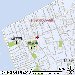 鳥取県境港市外江町2862周辺の地図