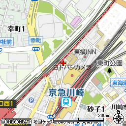 城南コベッツ京急川崎駅前教室周辺の地図