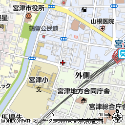 京都大阪森林管理事務所　宮津森林事務所周辺の地図