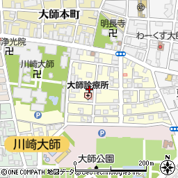 レインボーの家 川崎大師町周辺の地図
