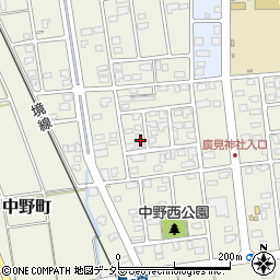 鳥取県境港市中野町5428-1周辺の地図