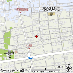 鳥取県境港市中野町388-1周辺の地図