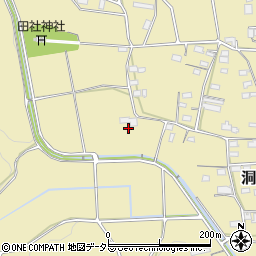 岐阜県山県市洞田416周辺の地図