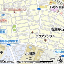 東京都町田市成瀬が丘3丁目9-8周辺の地図