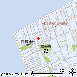 鳥取県境港市外江町2830周辺の地図