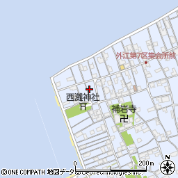 鳥取県境港市外江町3588周辺の地図
