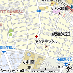 東京都町田市成瀬が丘3丁目9-5周辺の地図