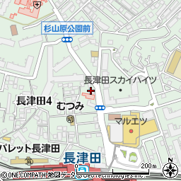 まいばすけっと長津田駅北店周辺の地図