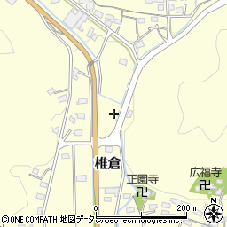 岐阜県山県市椎倉周辺の地図
