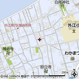鳥取県境港市外江町2578周辺の地図