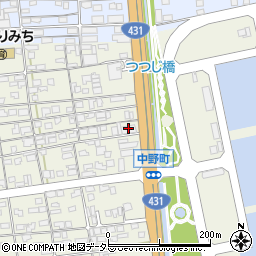 鳥取県境港市中野町3277周辺の地図
